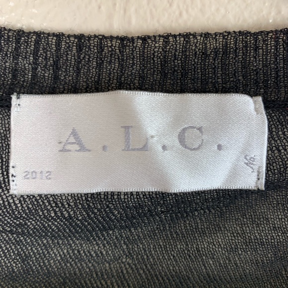 A.L.C. Cole rugby stripe wool long sleeve top - Picture 5 of 11